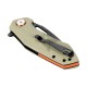 M-TAC Folding Knife Sand/Black, Master Any Outdoor Task with Precision and Strength